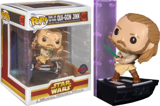 Funko Pop! Star Wars Duel of the Fates: Qui-Gon Jinn 508 Special Edition 6-Inch Figure