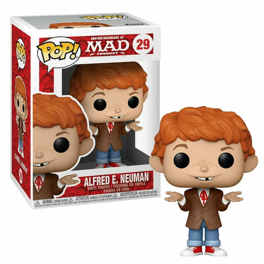Funko Pop! DC Another Ridiculous Mad Product Alfred E. Neuman 29 + Free Protector (VAULTED)