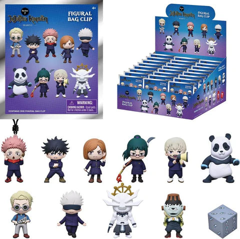 Jujutsu Kaisen Series 2 3D Foam Bag Clip ( Mystery Bag Singles – One Variation Chosen at Random)