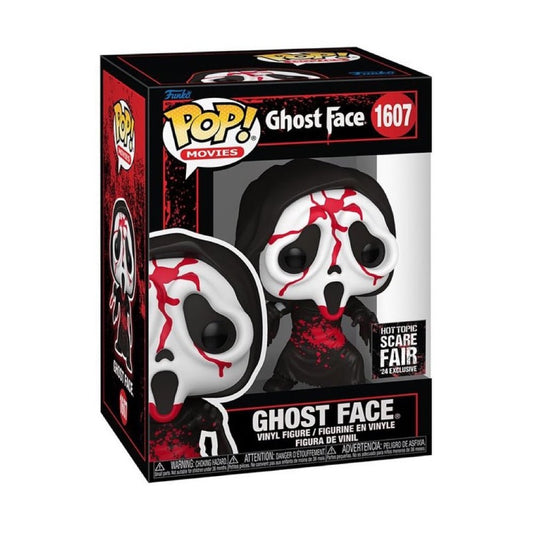 Funko Pop! Ghost Face (Bloody) 1607 Hot Topic Scare Fair 2024 Exclusive + Pop Protector