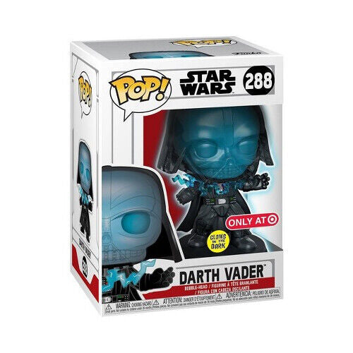 Funko Pop! Star Wars : Darth Vader Glows in the Dark 288 Glows in the Dark Target Exclusive + Pop Protector