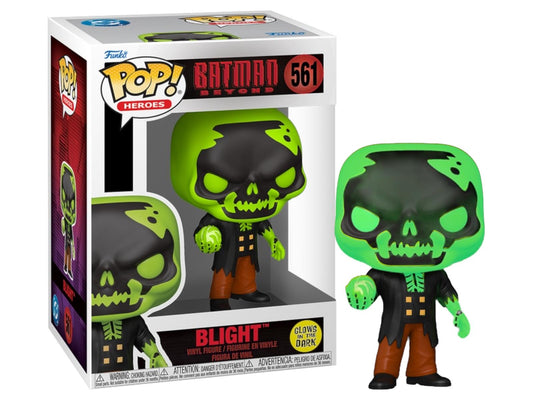 Funko Pop! Batman Beyond Blight 561 Glows in the Dark Figure + Pop Protector