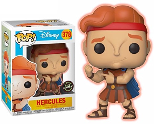Funko Pop! Disney Hercules 378 Glow CHASE + Free Protector