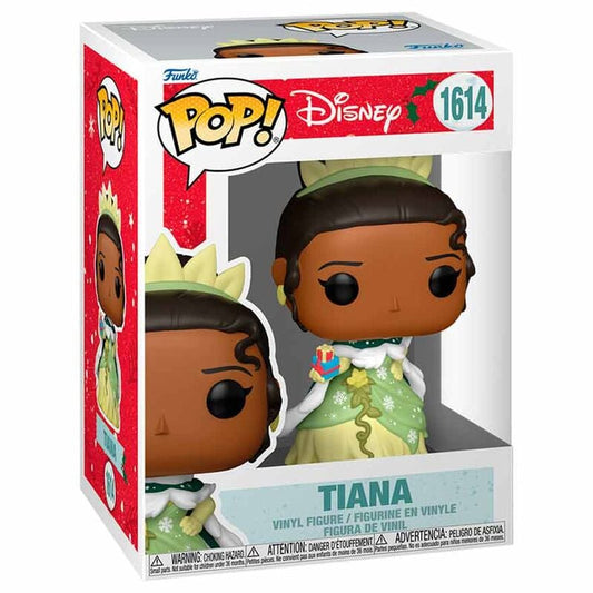 Funko Pop! Disney Winter Holiday Christmas Edition - Tiana 1614 Figure + Pop Protector
