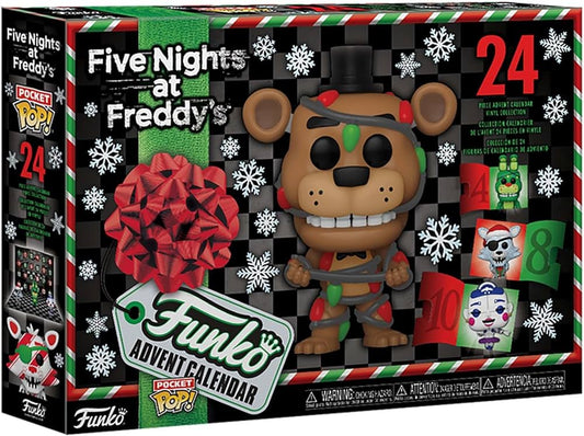 Funko Pocket Pop Holiday Advent Calendar! Five Nights at Freddy’s (FNAF) 24 Piece Advent Calendar Vinyl Collection
