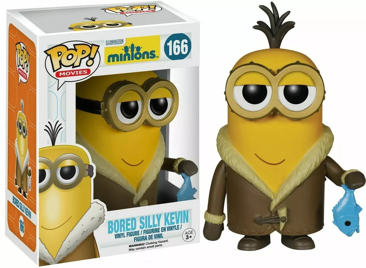 Funko Pop! Illumination Minions - Bored Silly Kevin 166 (VAULTED) + Free Protector