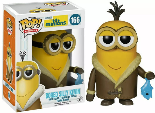 Funko Pop! Illumination Minions - Bored Silly Kevin 166 (VAULTED) + Free Protector