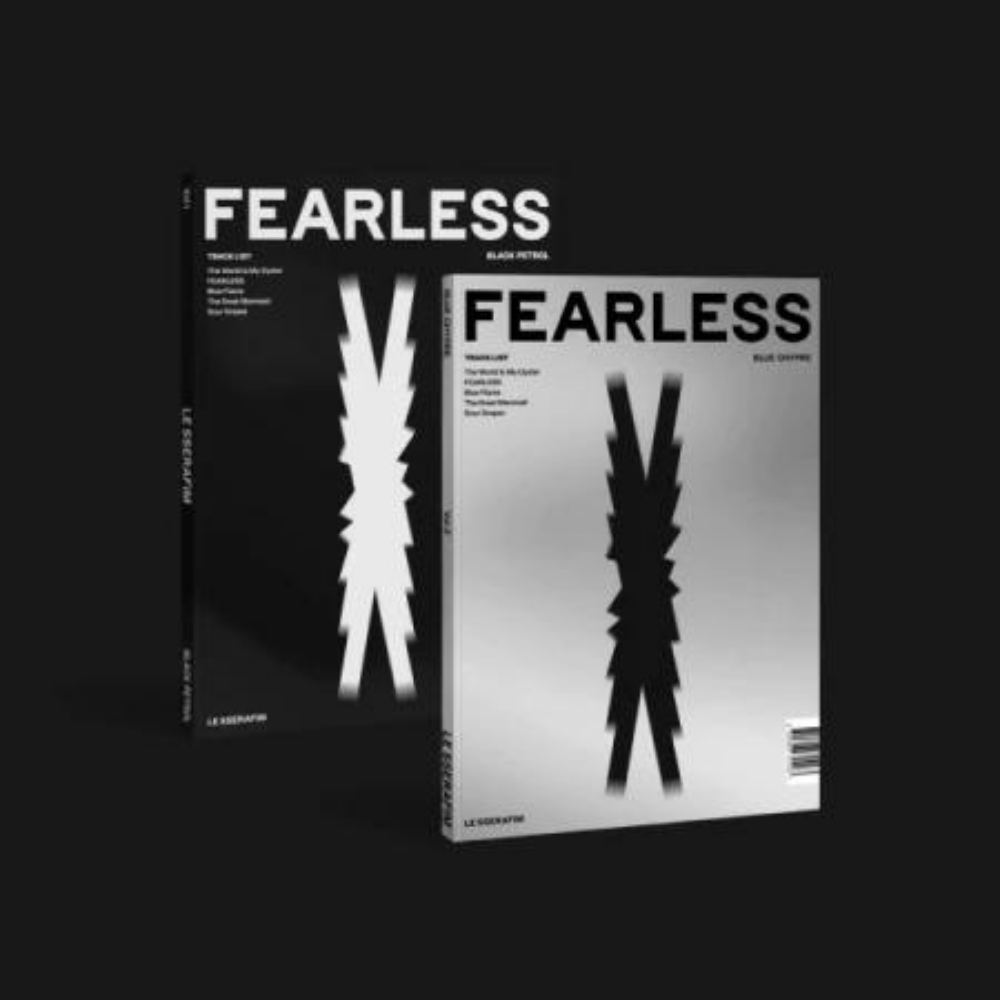 K-pop Le Sserafim - Fearless (1st Mini Album) Vol. 1 Black Petrol Ver.