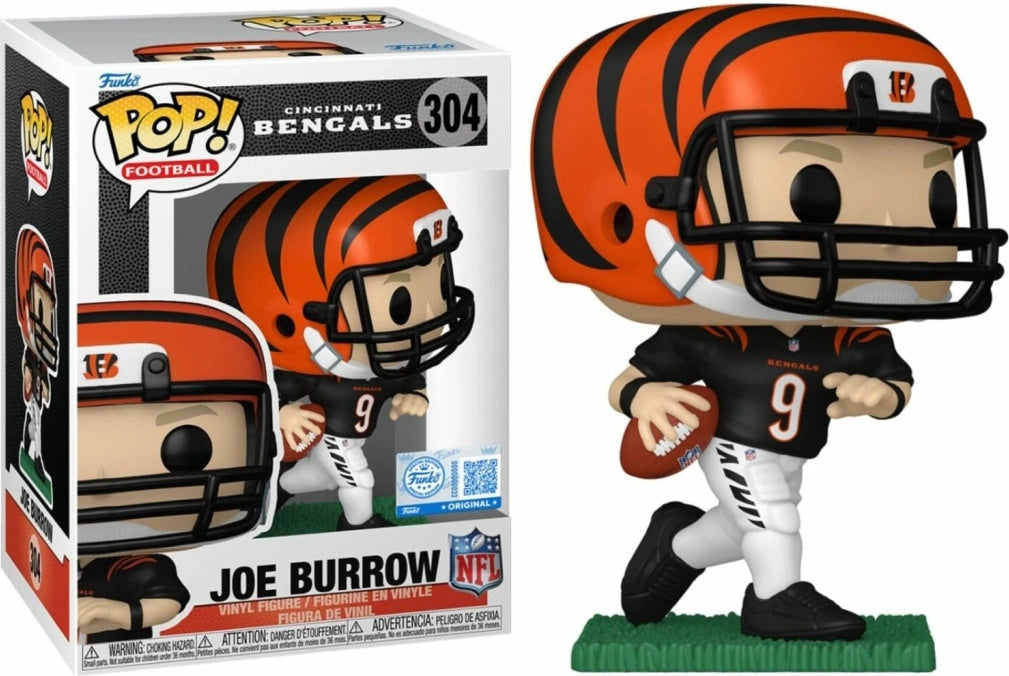 Funko Pop! NFL Cincinnati Bengals - Joe Burrow 304 Funko Special Edition Figure + Pop Protector