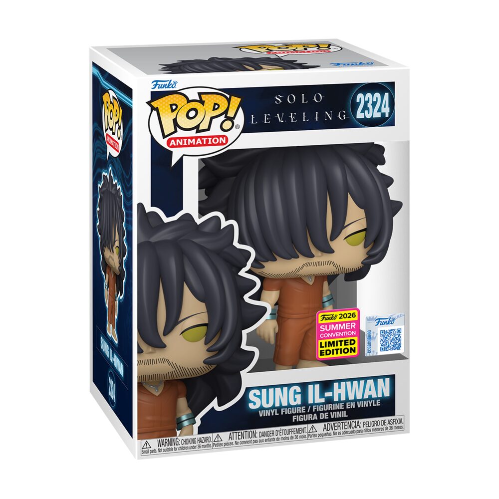 Funko Pop! Solo Leveling - Sung Il-Hwan 2324 Funko 2026 Summer Convention Exclusive Figure + Pop Protector