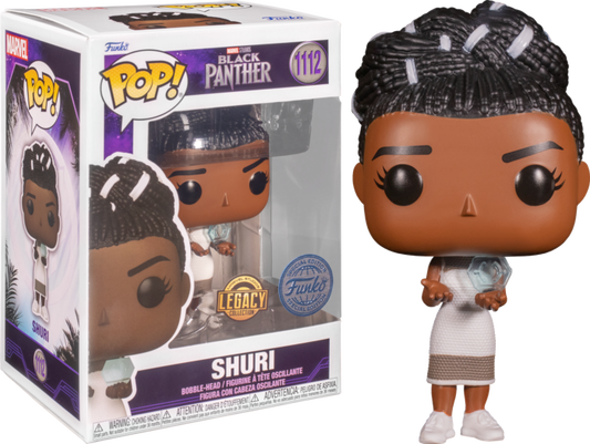 Funko Pop! Marvel Studios Black Panther - Shuri 1112 Marvel Legacy Funko Special Edition Exclusive + Free Protector