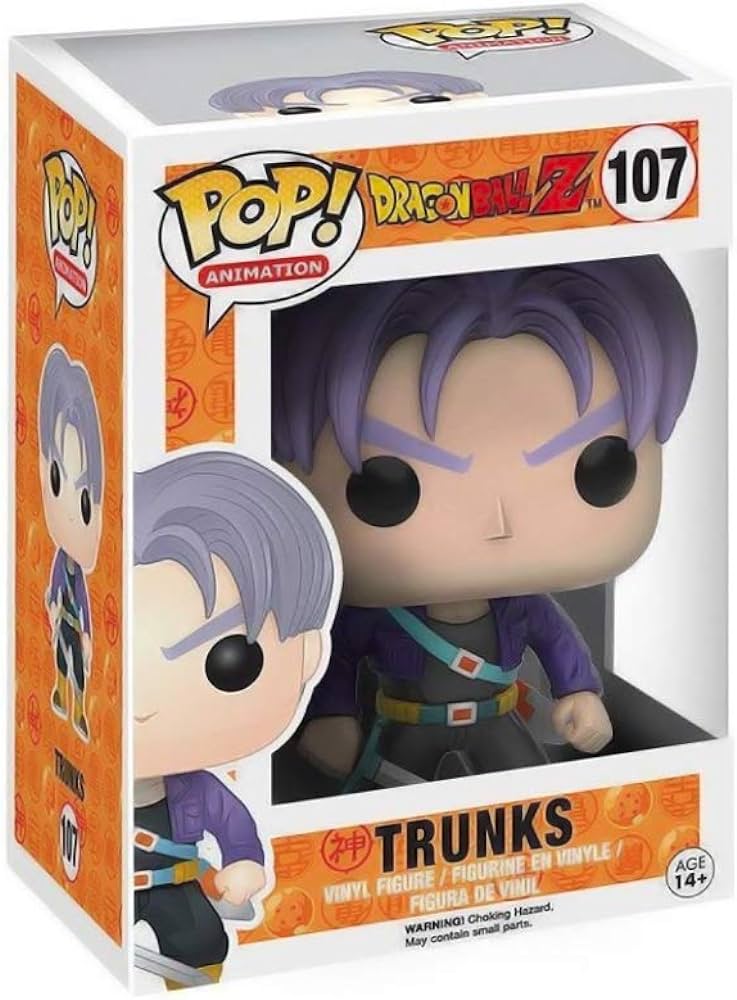 Funko Pop! DragonBall Z Trunks 107 + Free Protector