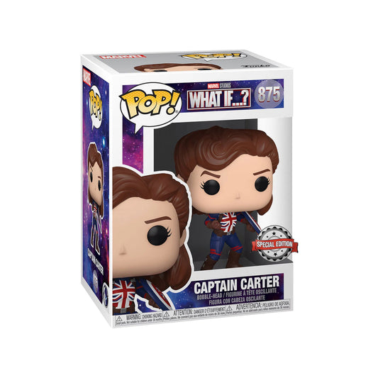 Funko Pop! Marvel Studios What If…? Captain Carter 875 Special Edition + Free Protector