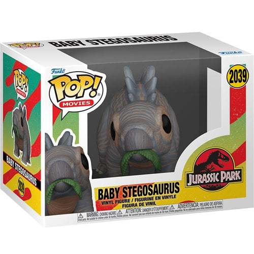 Funko Pop! Jurassic Park - Baby Stegosaurus 2039 Figure + Pop Protector