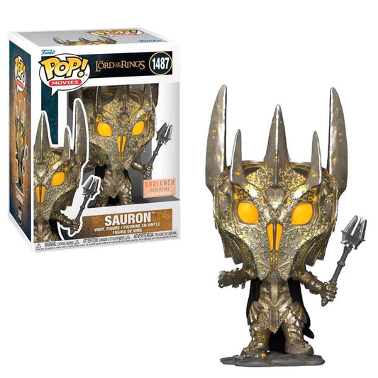 Funko Pop! The Lord of the Rings - Sauron 1487 BoxLunch Exclusive Glows in the Dark + Pop Protector