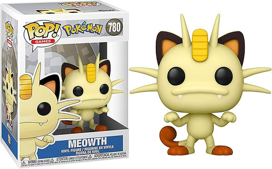Funko Pop! Pokemon Meowth 780 + Pop Protector