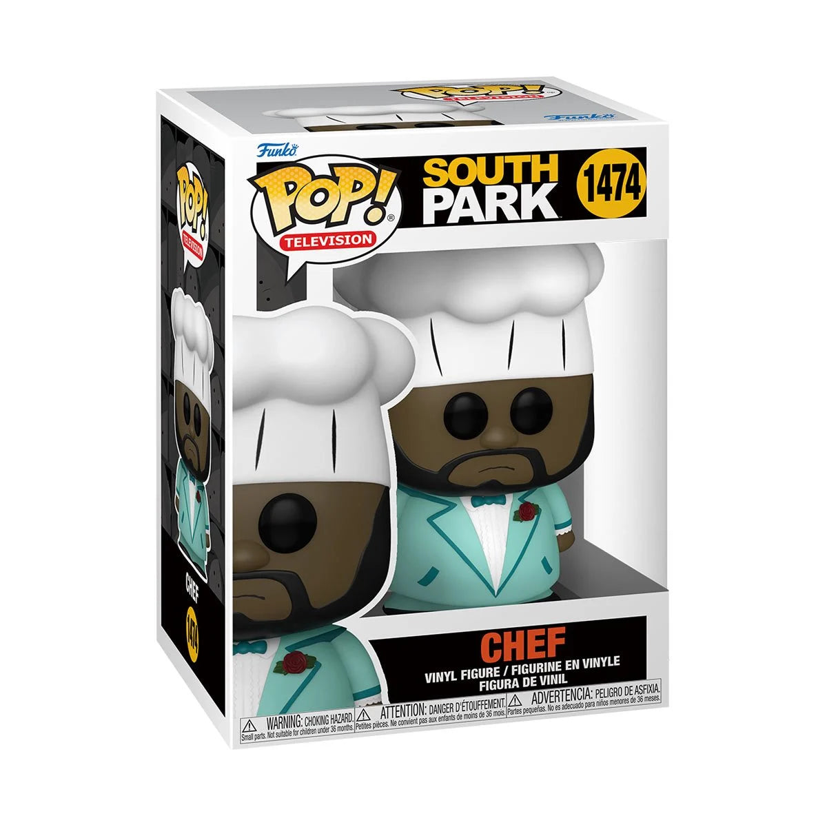 South Park Chef in Suit Funko Pop! Vinyl Figure #1474 + PoP Protector