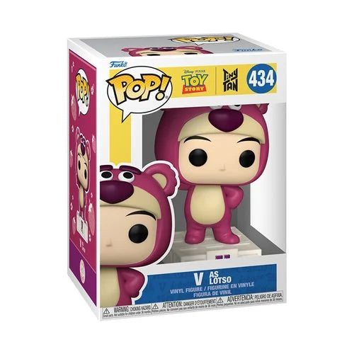 Toy Story x TinyTAN K-pop BTS V as Lotso Funko Pop! Vinyl Figure #434 + Protector