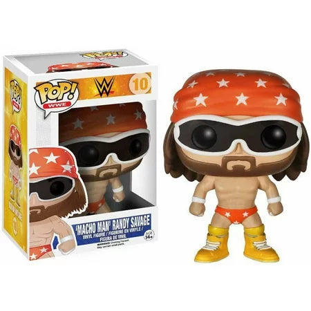 Funko POP! WWE - Macho Man Randy Savage #10 + PROTECTOR!