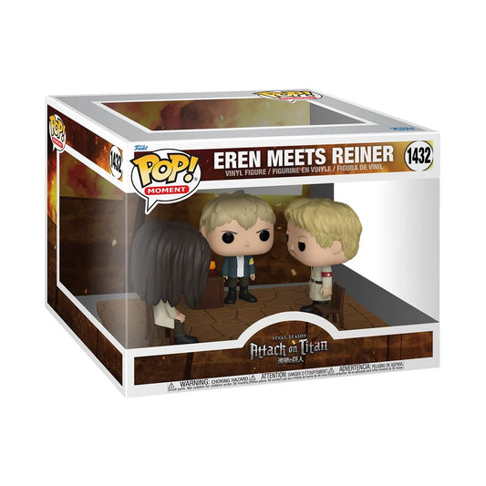 Attack on Titan Eren Meets Reiner Funko Pop! Vinyl Moment #1432
