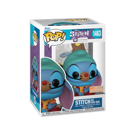 Funko Pop! Disney Stitch in Costume : Stitch as Gus Gus 1463 BoxLunch Exclusive + Pop Protector