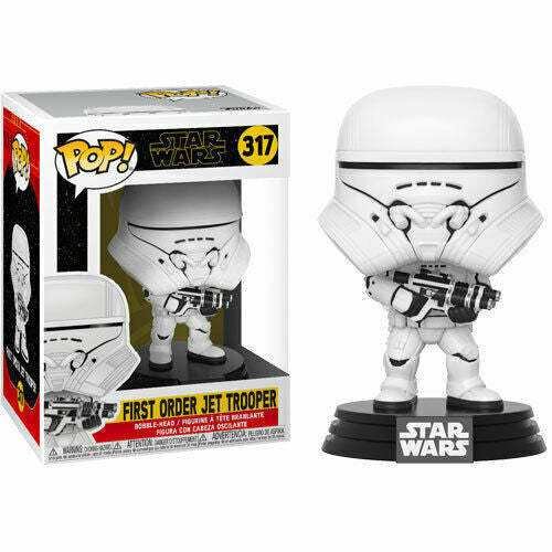 Funko Pop! Star Wars : First Order Jet Trooper 317 (VAULTED) + Pop Protector