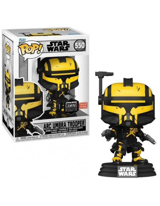 Funko Pop! Star Wars Arc Umbra Trooper 550 Gaming Greats GameStop Exclusive + Pop Protector