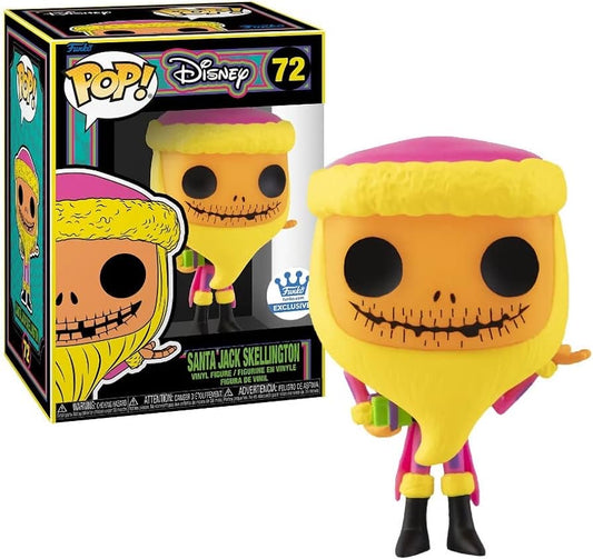 Funko Pop! Disney Tim Burton’s The Nightmare Before Christmas Santa Jack Skellington 72 Funko Exclusive + Free Protector