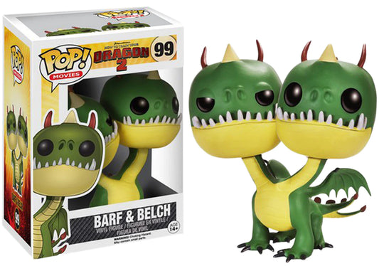 Funko Pop! DreamWorks How To Train Your Dragon - Barf & Belch 99 (VAULTED) + Free Protector
