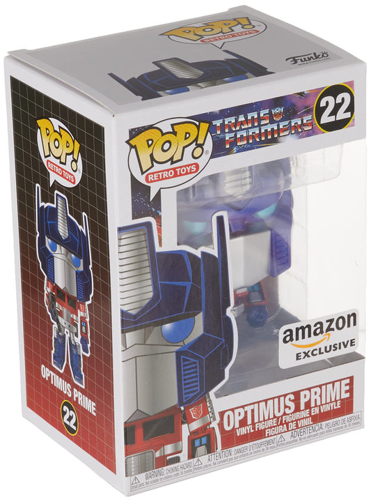 Funko Pop! Transformers - Optimus Prime 22 (Metallic) Amazon Exclusive + Free Protector