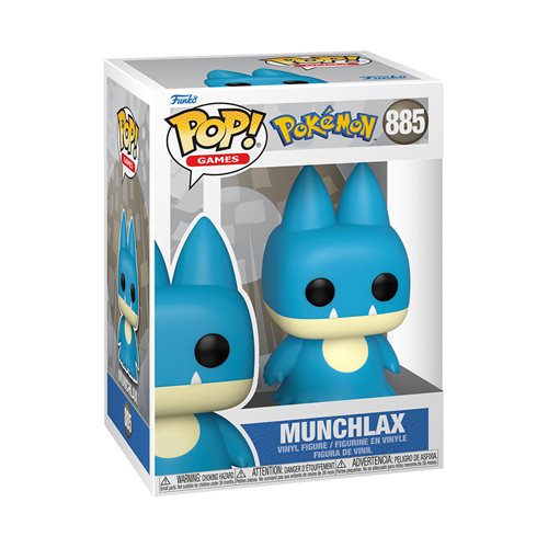 Pokemon Munchlax Funko Pop! Vinyl Figure #885 + PoP Protector