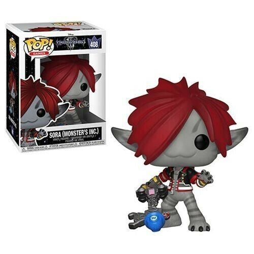 Funko Pop! Disney Kingdom Hearts - Sora (Monster’s Inc.) 408 (VAULTED) + Free Protector