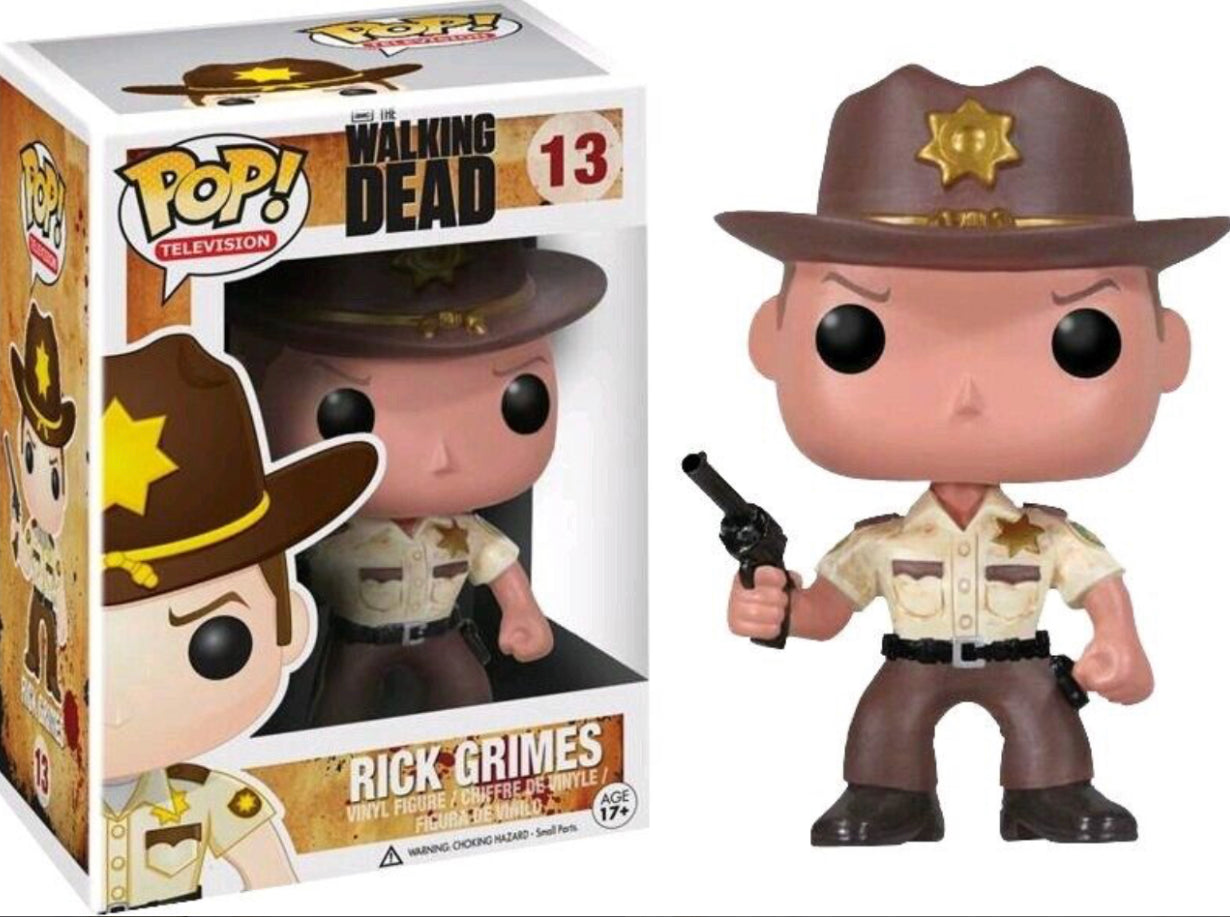 Funko Pop! The Walking Dead Rick Grimes 13 + Protector (VAULTED)