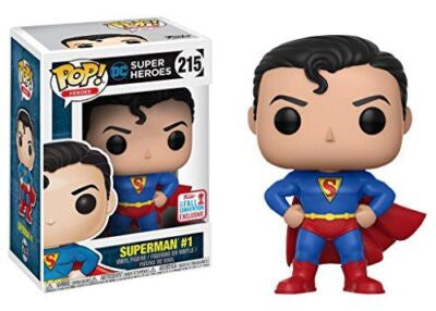 Funko Pop! DC Super Heroes - Superman #1 215 Figure + Pop Protector