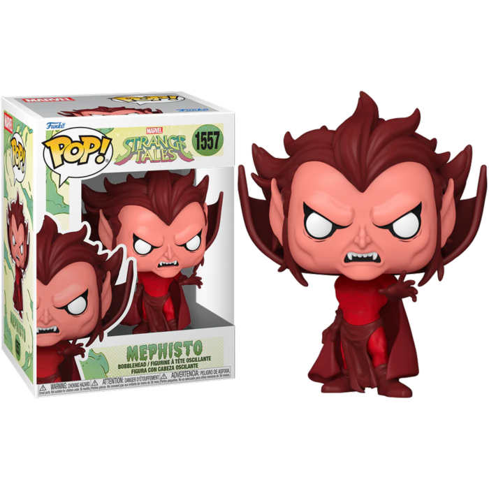 Funko Pop! Marvel Strange Tales - Mephisto 1557 Figure + Pop Protector