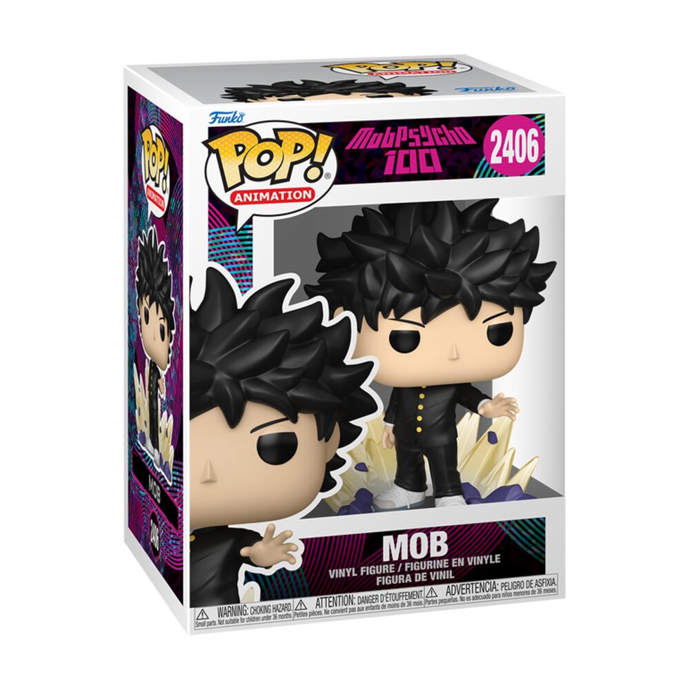 Funko Pop! Mob Psycho 100 - Mob 2406 Figure + Pop Protector
