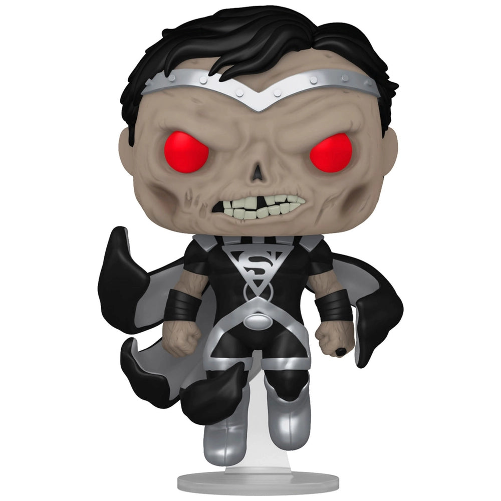Funko Pop! Superman - Superman Blackest Night Figure + Pop Protector