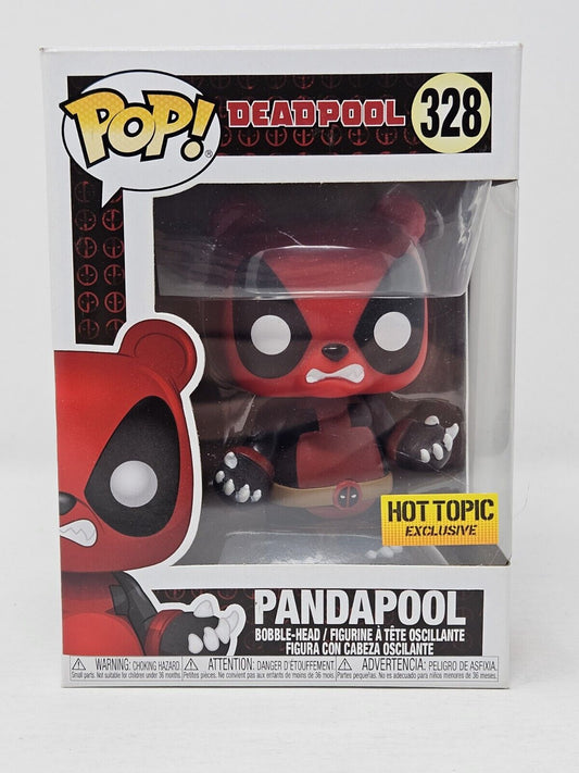 Pandapool Deadpool #328 HT Exclusive Funko Pop! Free Pop Protector!