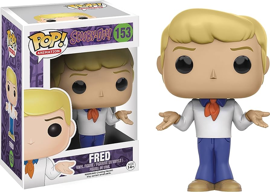 Funko Pop! Scooby-Doo! Fred 153 (VAULTED) (box damage) + Pop Protector