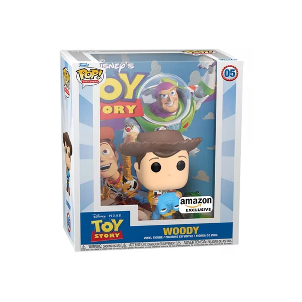 Funko Pop! Disney VHS Cover Pixar Toy Story Woody 05  Amazon Exclusive
