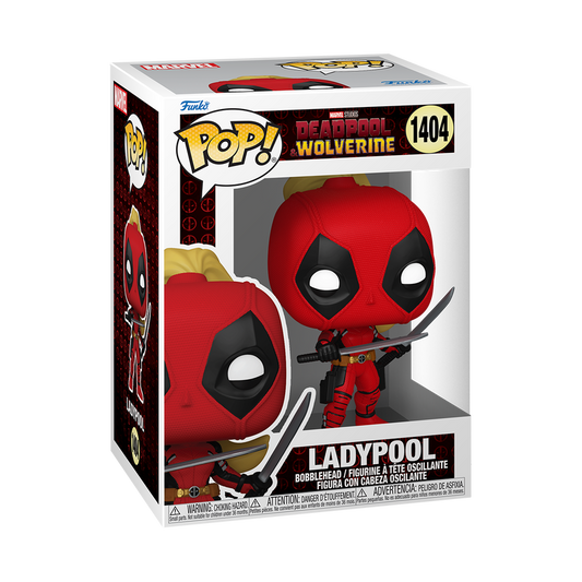 Funko Pop! Marvel Deadpool Wolverine : Ladypool 1404 + Pop Protector