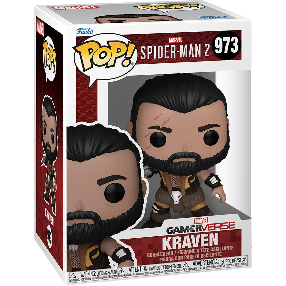 Funko Pop! Marvel GamerVerse Spider-Man 2 Kraven 973 + PoP Protector