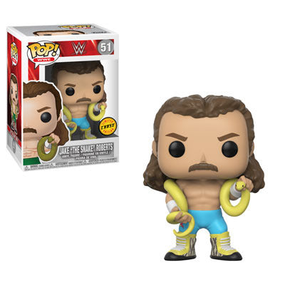 Funko POP! WWE - Jake the snake Roberts  CHASE #51 + Protector!