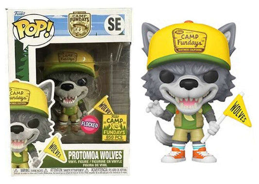 Funko Pop! Camp Fundays - Protozoa Wolves SE Figure Flocked 2023 850 PCS Limited Edition Figure + Pop Protector