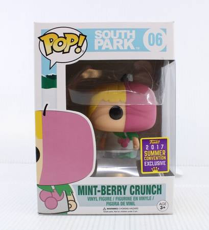 Funko Pop! South Park Mint-Berry Crunch 06 Funko 2017 Summer Convention Exclusive + Protector (VAULTED)