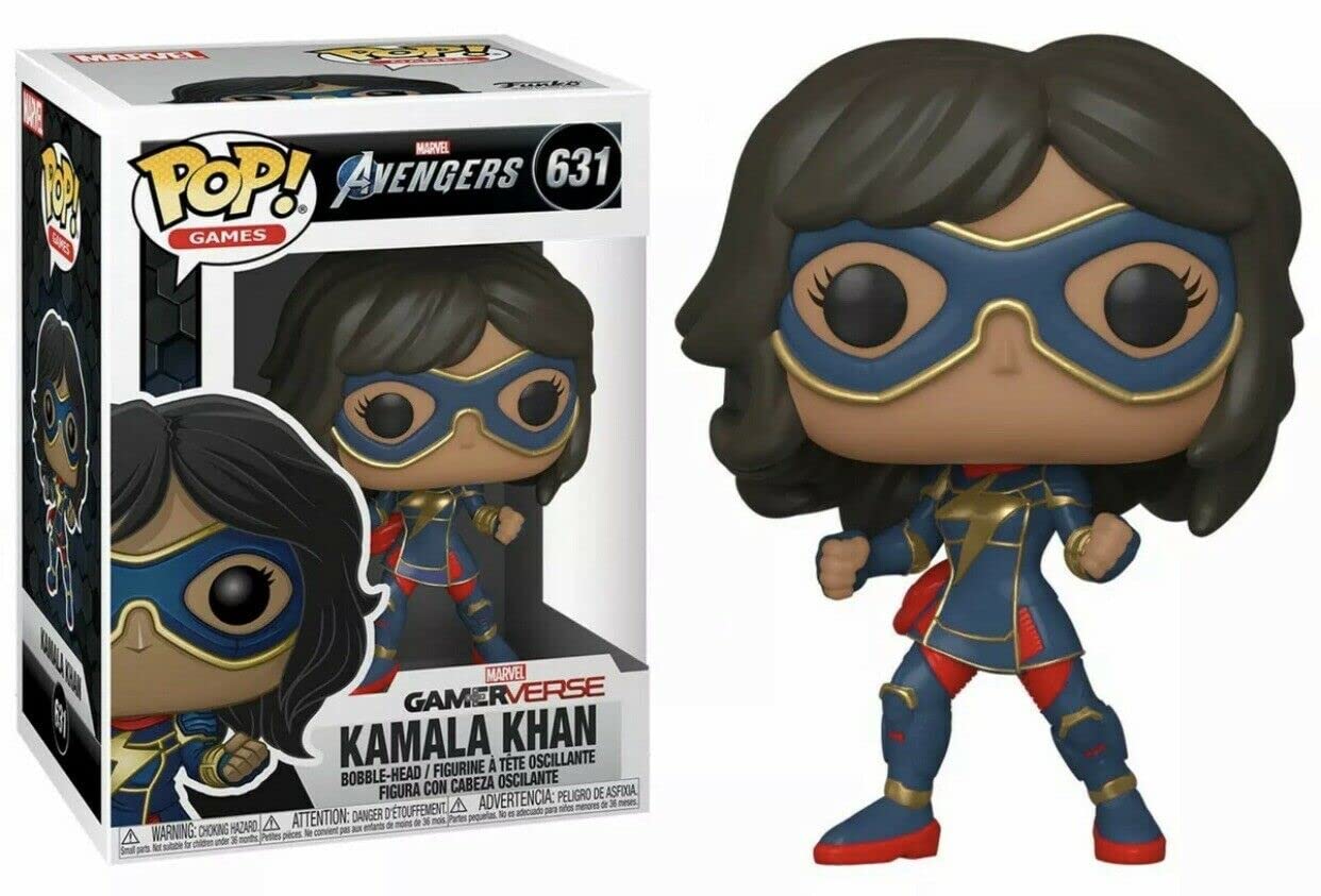 Funko Pop! Marvel Avengers Gamerverse Kamala Khan 631 + Free Protector
