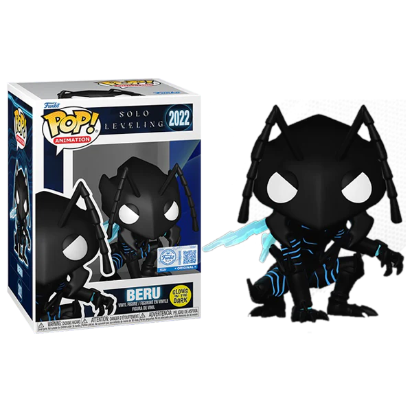 Funko Pop! Solo Leveling - Beru 2022 Funko Special Edition Glows in the Dark Figure + Pop Protector