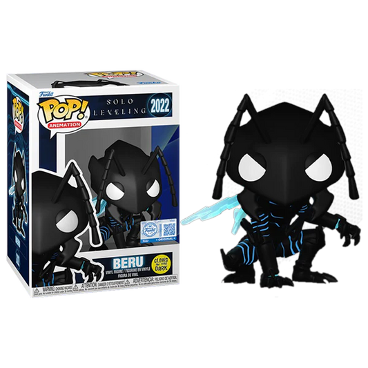 Funko Pop! Solo Leveling - Beru 2022 Funko Special Edition Glows in the Dark Figure + Pop Protector