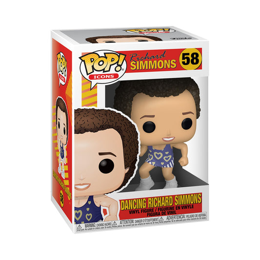 Funko Pop! Richard Simmons - Dancing Richard Simmons 58 Figure + Pop Protector