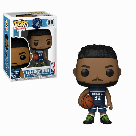 Funko Pop! NBA Minnesota Timberwolves - Karl-Anthony Towns 39 + Pop Protector